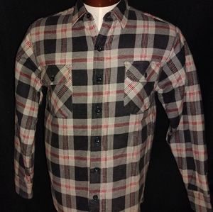 Vintage Van Cort Men's Fleece Lined Plaid Shirt Jacket